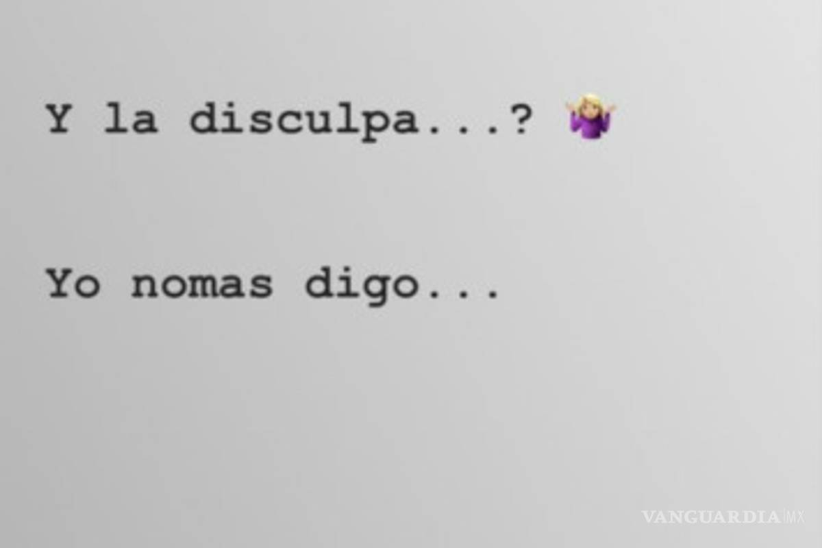 ¿Y la disculpa?: Sofía castro lanza indirecta a Peña Nieto