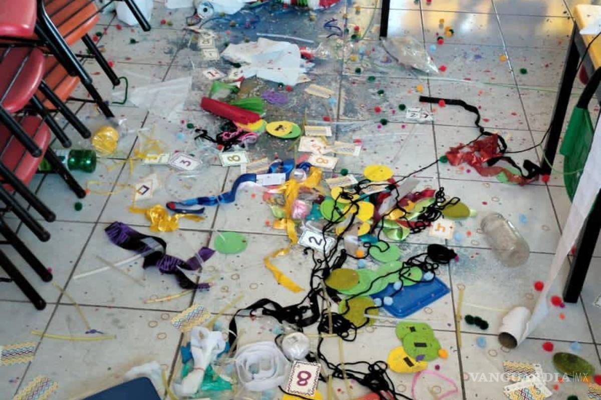 Vandalizan Kínder de Saltillo y dejan daños por más de 20 mil pesos