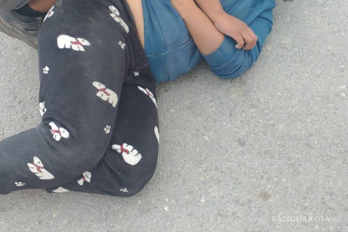 Perro persigue a motociclista y la tumba, en Ramos Arizpe