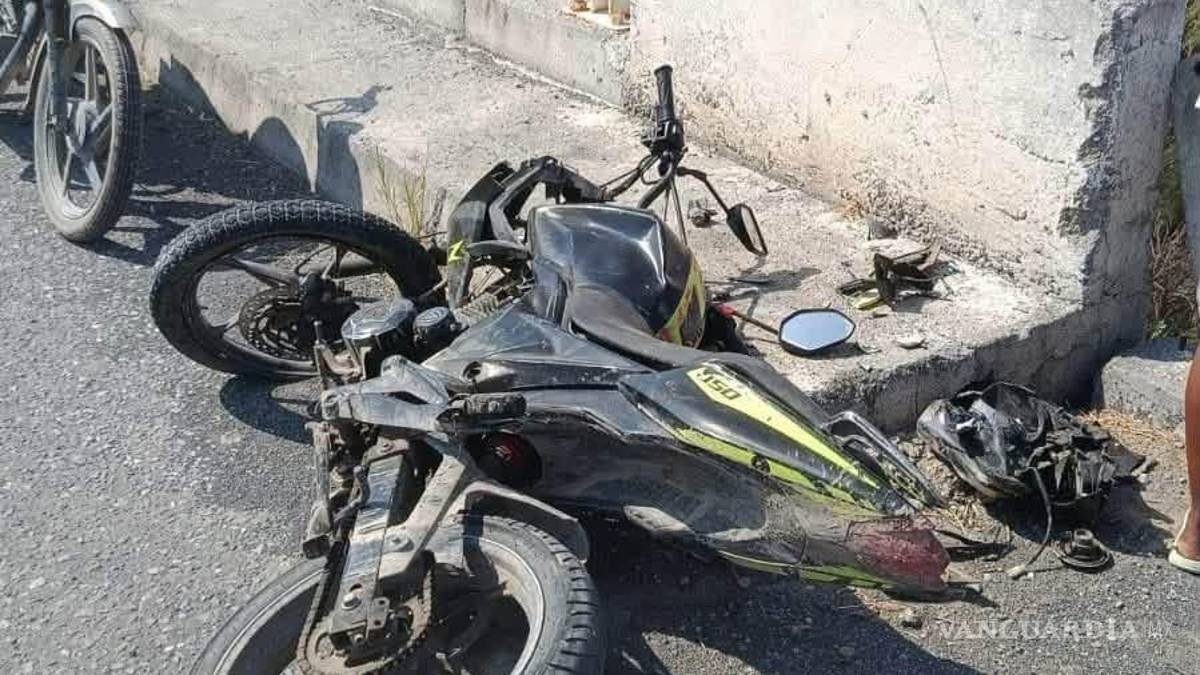 Tras días de agonía, pierde la vida por accidente de moto, en Ramos Arizpe