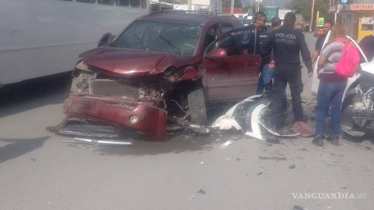 Acaba persecución en choque en la colonia Tierra y Libertad, en Saltillo