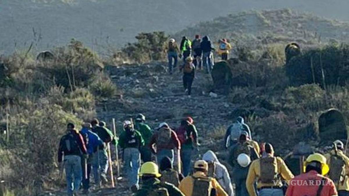 Coahuila: Inicia combate de incendio forestal en ejido ‘Las Esperanzas’