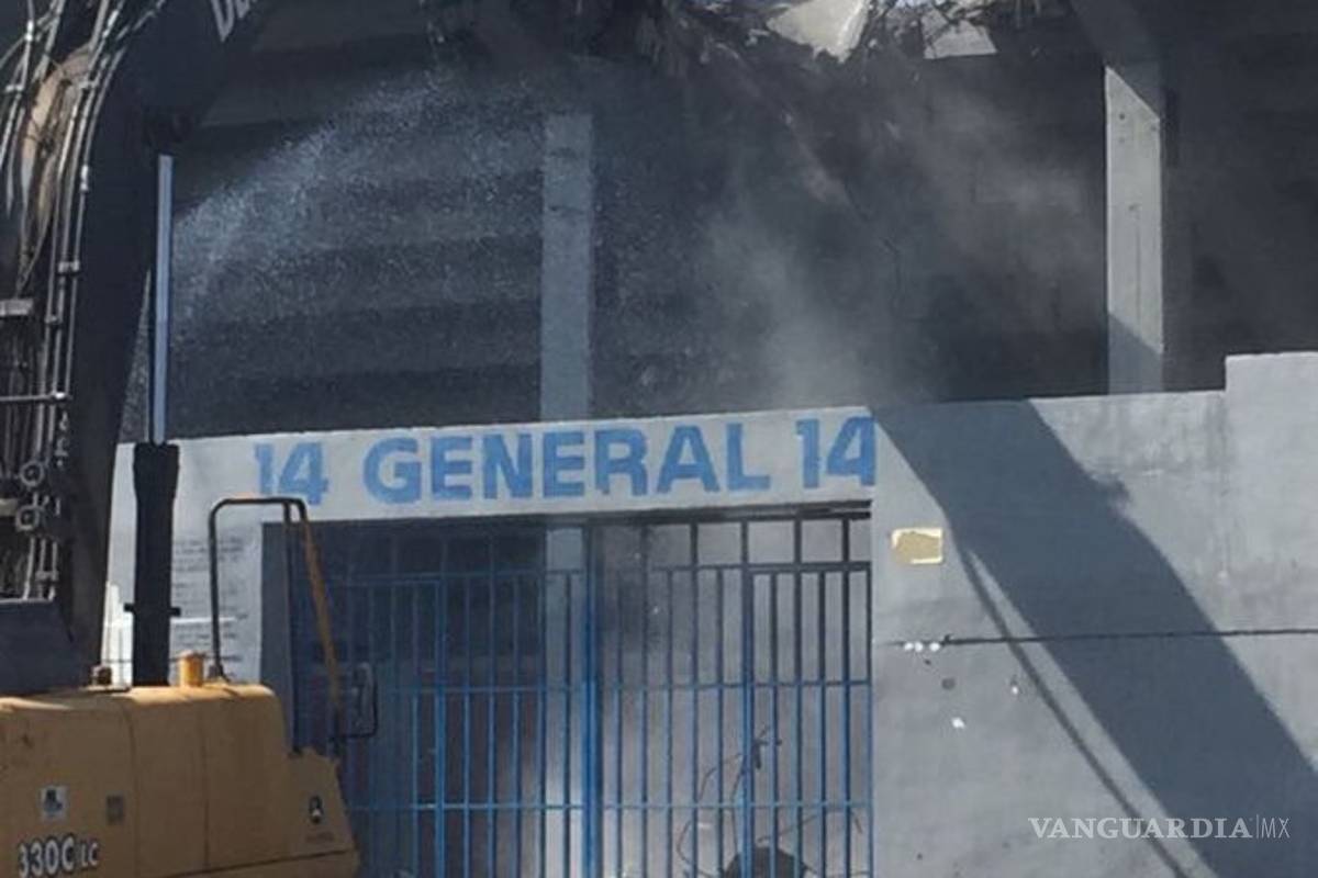 Inicia la demolición del Estadio del Tec