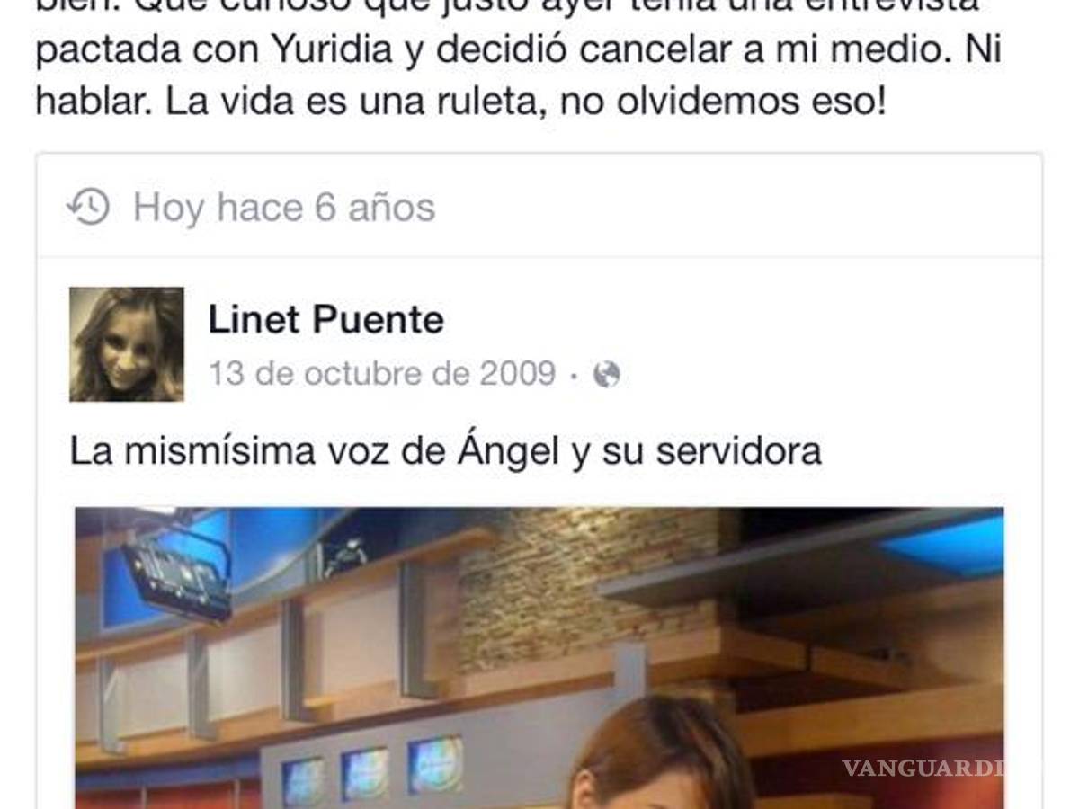 $!Yuridia niega entrevista a TV Azteca
