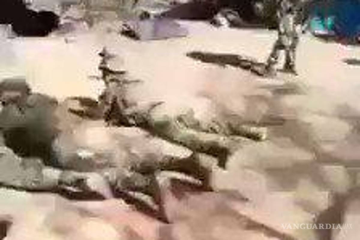 ‘Video no es reciente’, autoridades descartan que militares fueran sometidos en Mazatlán