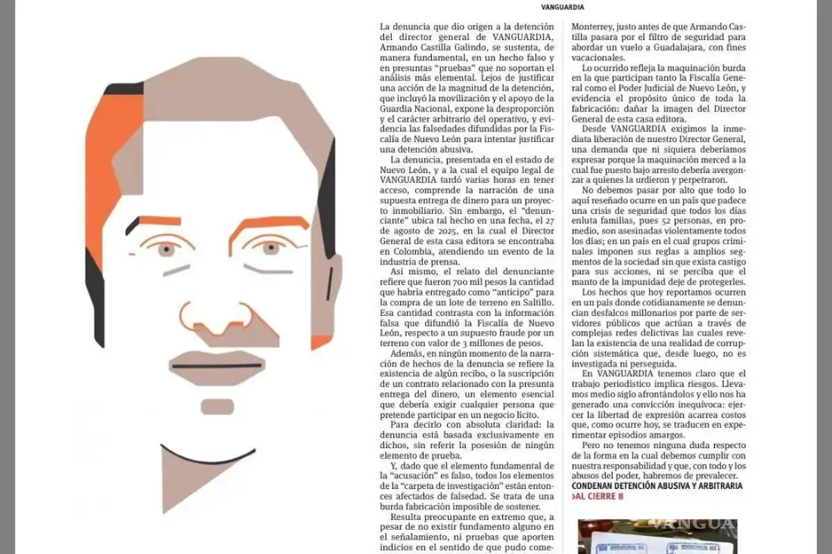 $!La detención en el aeropuerto de Monterrey fue cuestionada por su carácter desproporcionado y por la falta de sustento jurídico del caso.