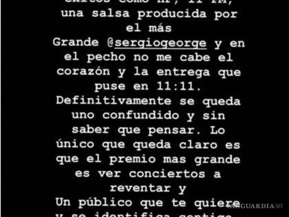 $!'Este jovencito, ya perdió el piso'; Pati Chapoy critica a Maluma por su protesta en contra de los Latin Grammy