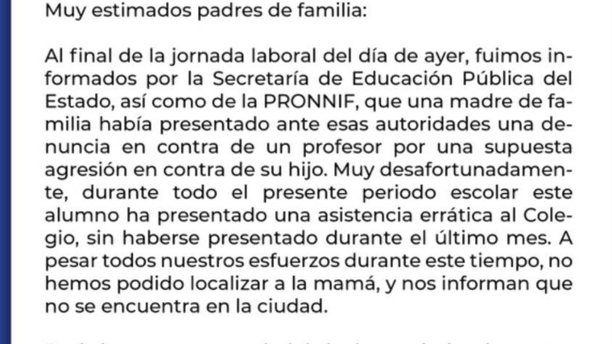 Denuncian a profesor del Colegio Americano de Saltillo por agresión contra menor