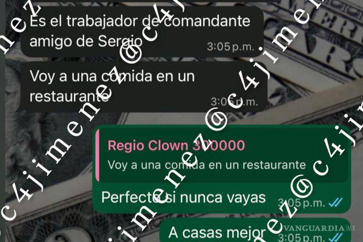 $!Revelan conversación de Regio Clown; junto a B-King fueron a ver a ‘El Comandante’ antes de ser asesinados