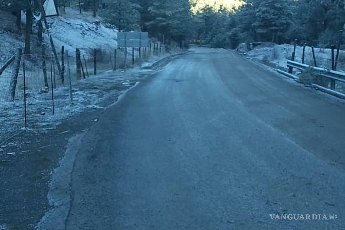 Sierra de Arteaga: reportan temperaturas de hasta -6 grados