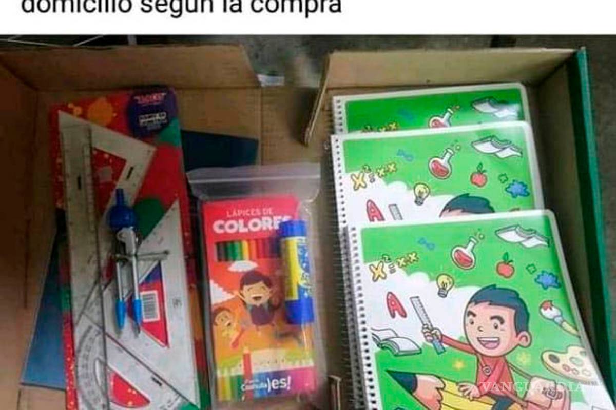 Denuncian venta de paquetes escolares robados de escuela en Monclova