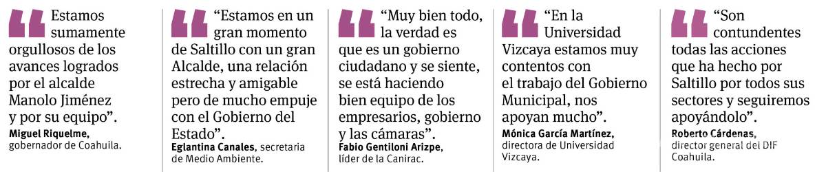 $!Manolo Jiménez rinde cuentas a los saltillenses por su segundo año de gobierno