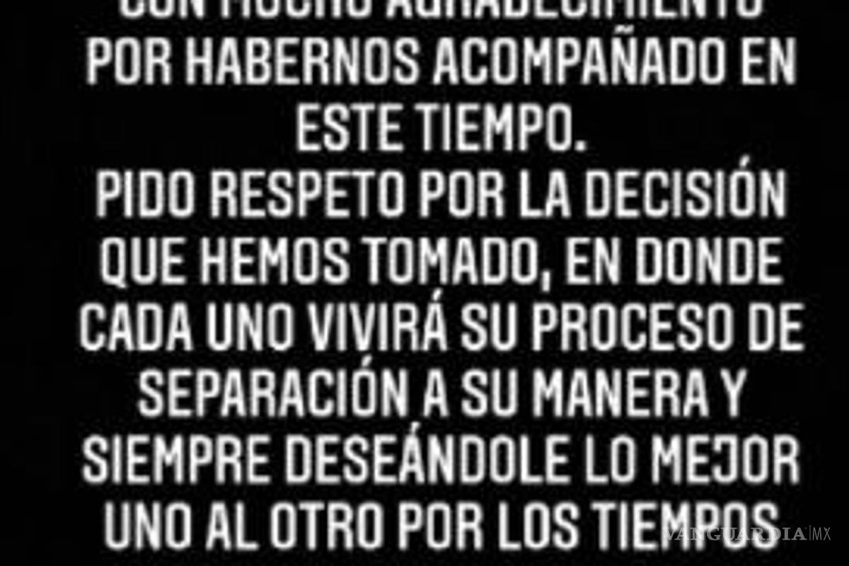 $!Este fue el mensaje que compartió Nodal el sábado 12 de enero.