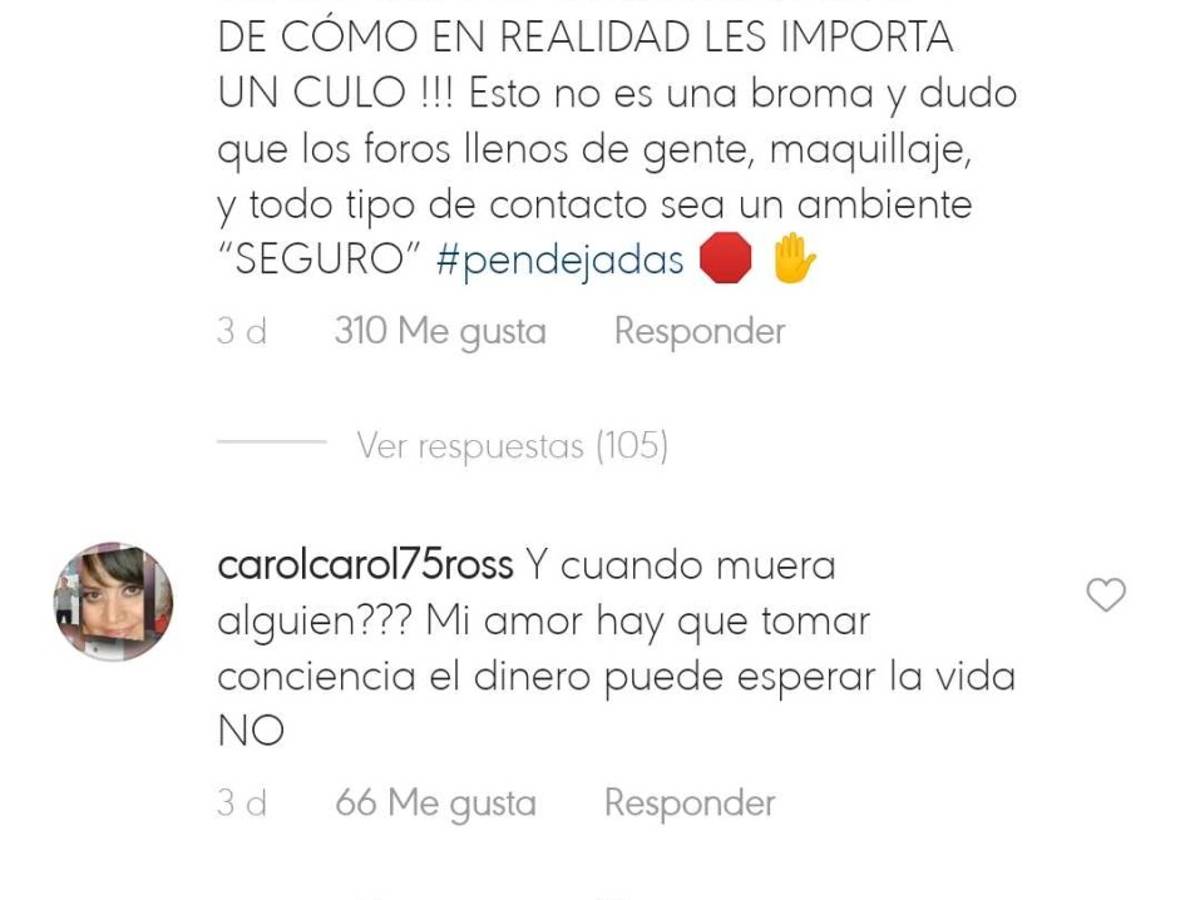 $!Por trabajar en cuarentena, Frida Sofía llama 'terca e ignorante' a Angelique Boyer