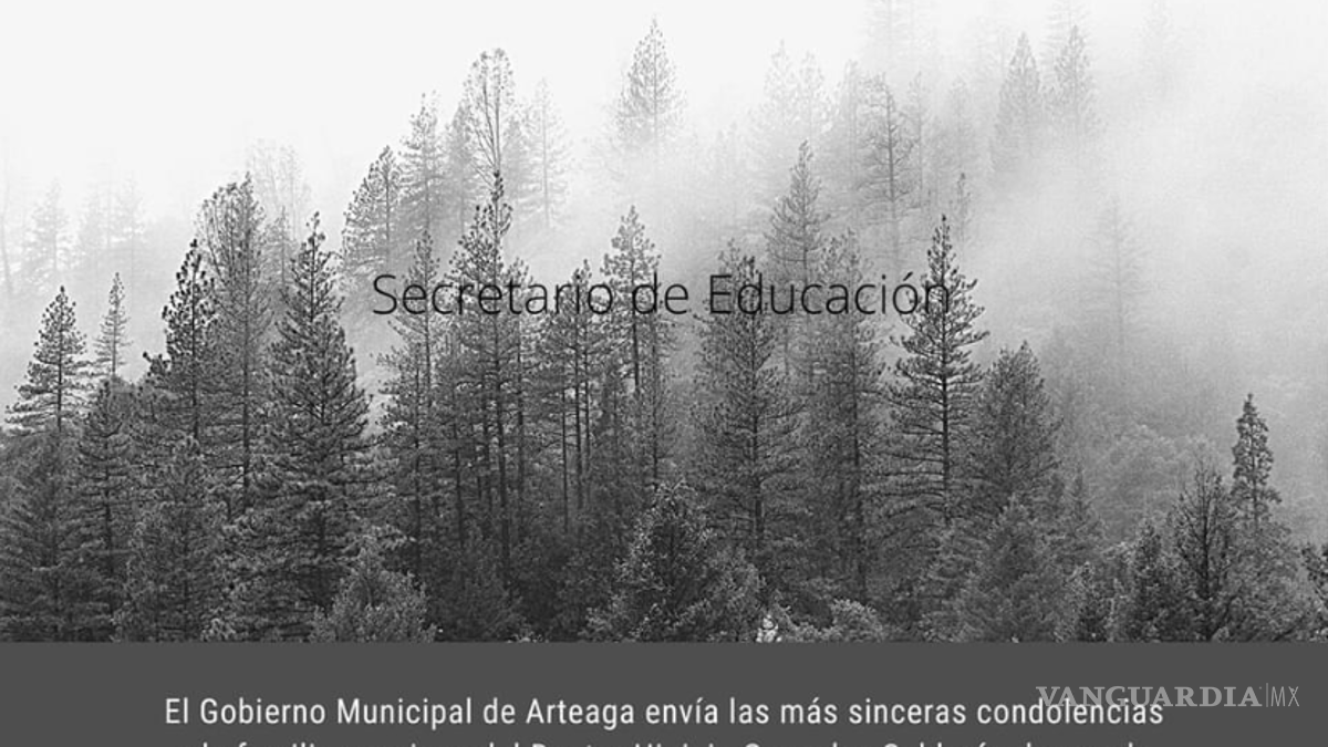 Lamentan fallecimiento del secretario de Educación, Higinio González Calderon