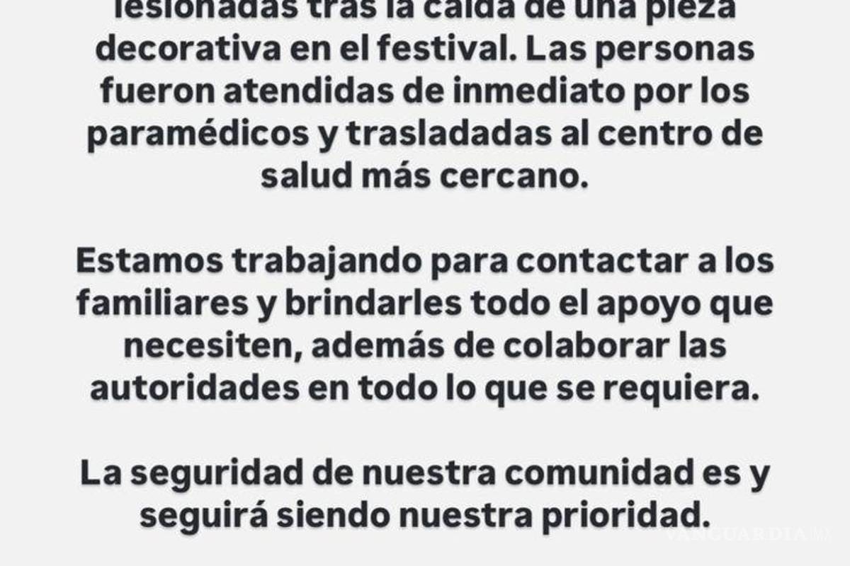 $!Tragedia en Axe Ceremonia: Alcaldía Miguel Hidalgo suspende festival; víctimas eran fotógrafos