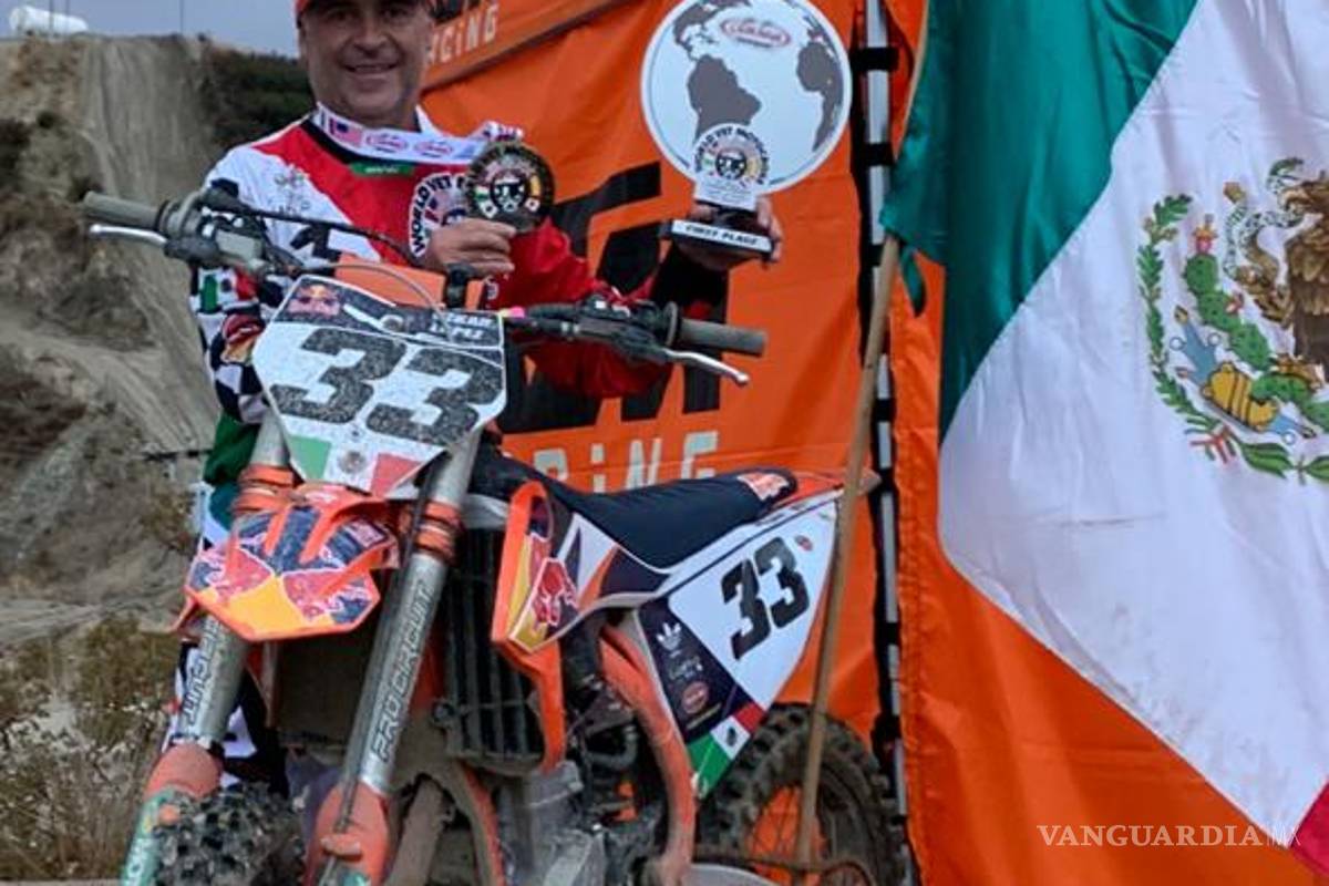 Saltillenses conquistan el Mundial de Motocross en San Bernardino, California