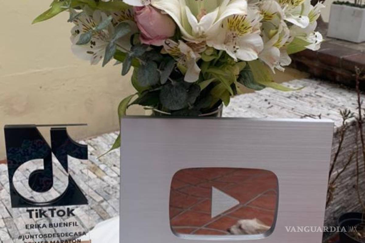 $!Tik Tok reconoce a Érika Buenfil por sus más de 5 millones de seguidores