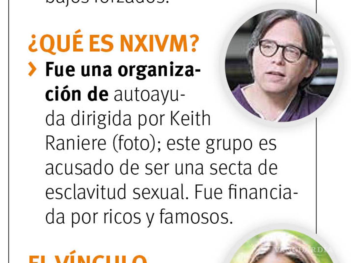 $!Denuncian 80 a coahuilense por abusos en secta NXIVM; culpan a Loreta Garza junto a Keith Raniere