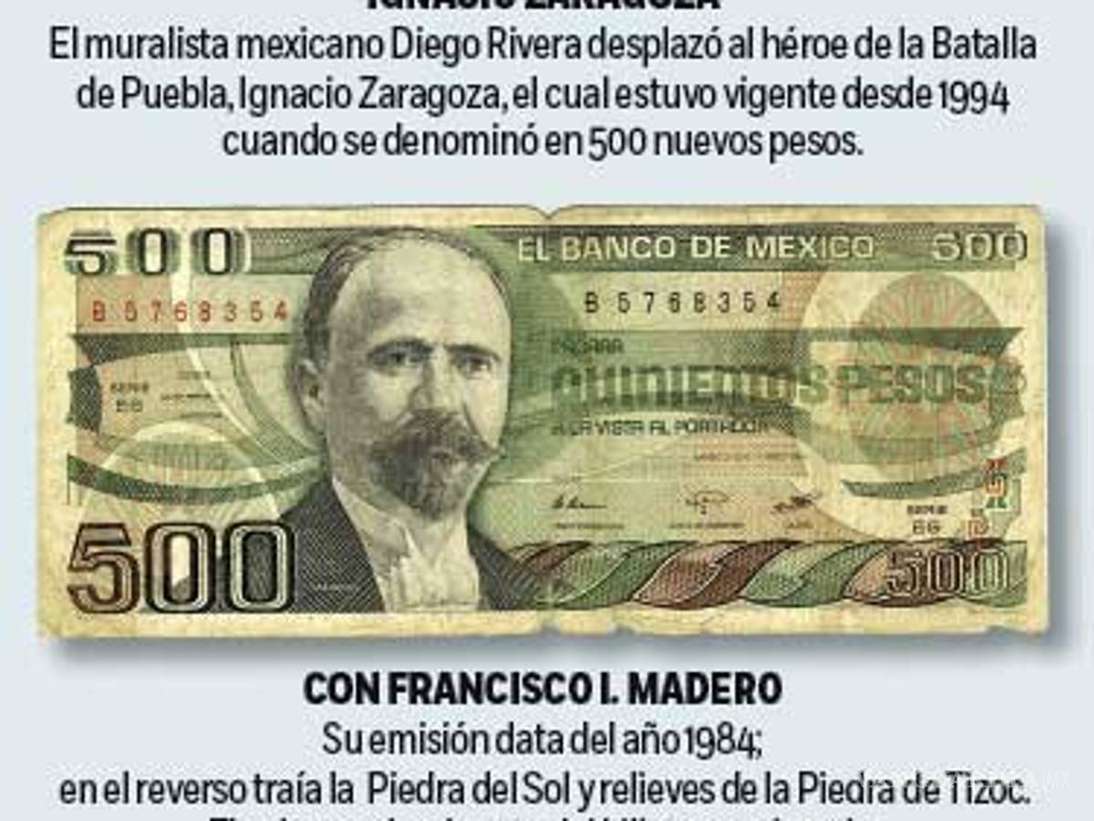 $!Lanzarán nuevo billete de 500 pesos, ¿qué personaje será?