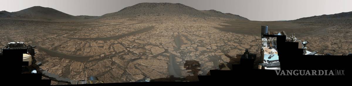$!Vista de 360 grados de una región de Marte llamada “Ángel Brillante”, capturada el 12 de junio de 2024 por el rover Perseverance de la NASA.