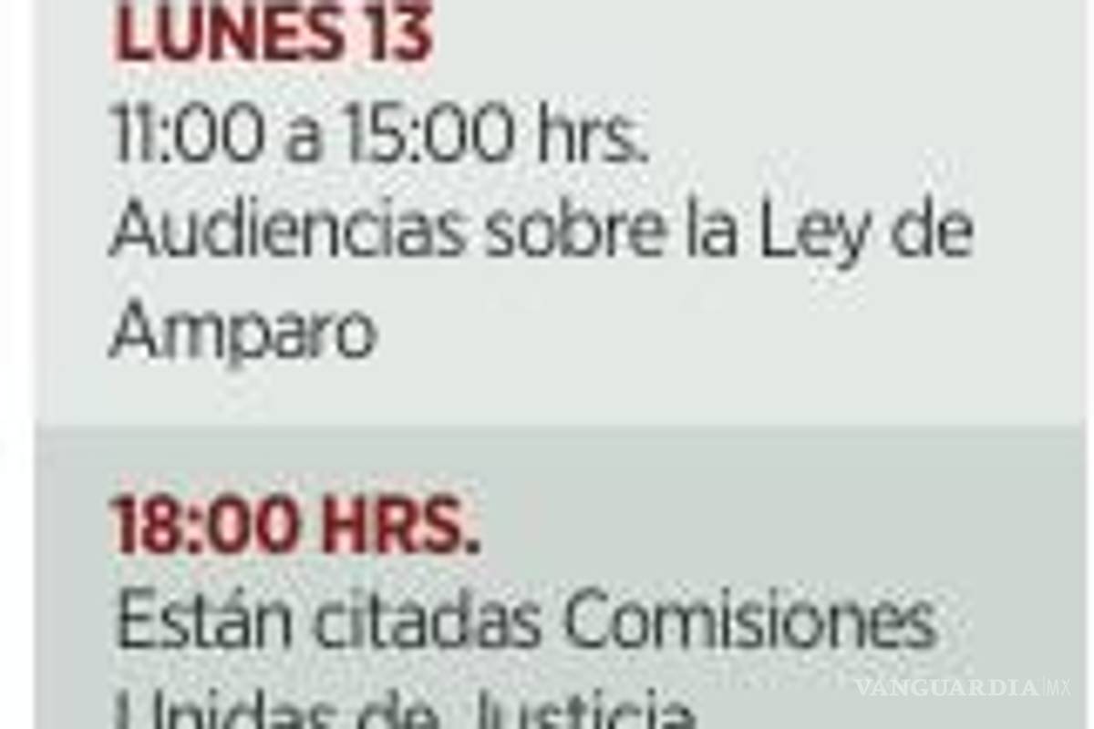 $!Aceleran diputados Ley de Amparo promovida por Sheinbaum