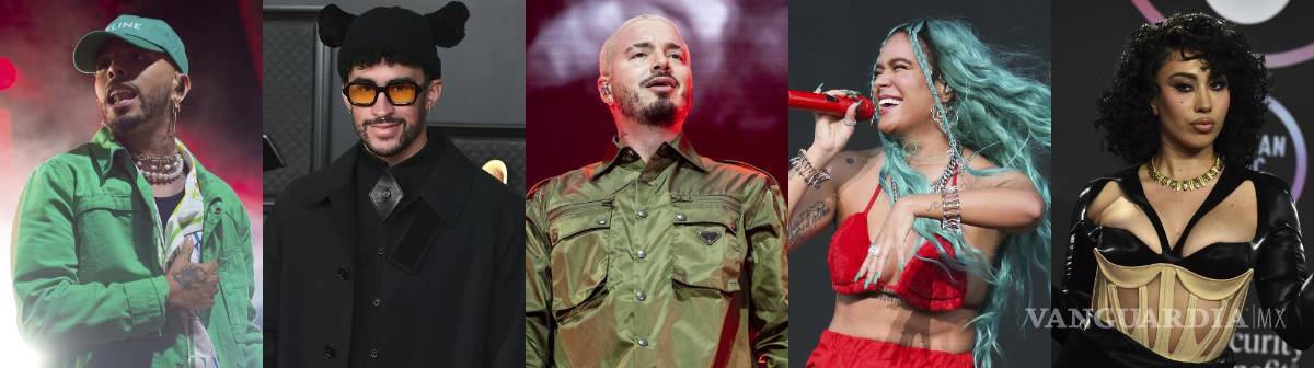 $!Los nominados a los Latin American Music Awards Rauw Alejandro, Bad Bunny J Balvin Karol G y Kali Uchis.