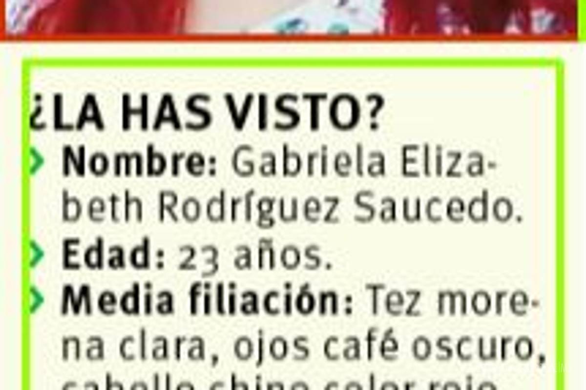 Desaparece jovencita saltillense; la última vez que la vieron sus padres fue cuando les contó que tuvo una fuerte discusión con su pareja