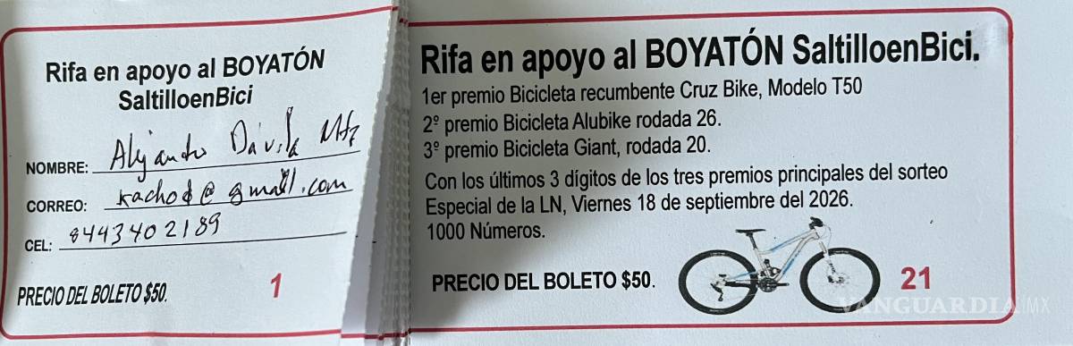 $!Son mil los boletos que se venderán; apenas van 64 personas que han adquirido el suyo.