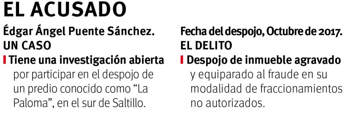 $!Cae por despojo el exdirigente Édgar Puente; tiene un negro pasado