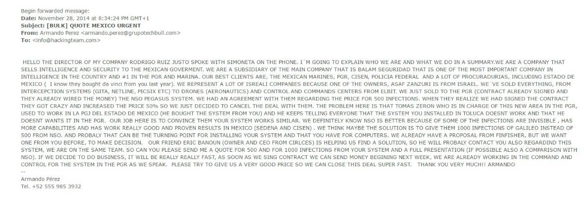 $!Destapan vínculos entre proveedor de equipo de espionaje y Enrique Peña Nieto