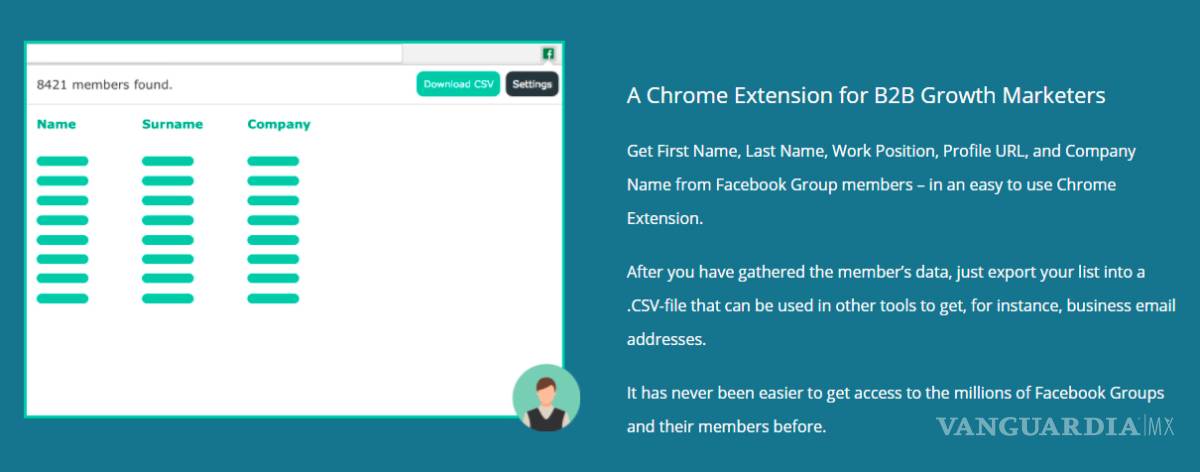 $!Extensión de Chrome obtenía los datos de grupos cerrados en Facebook