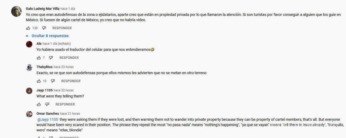 $!Claman turistas de EU “no me mates, por favor” tras ser detenidos por comando armado en Tabasco (VIDEO)