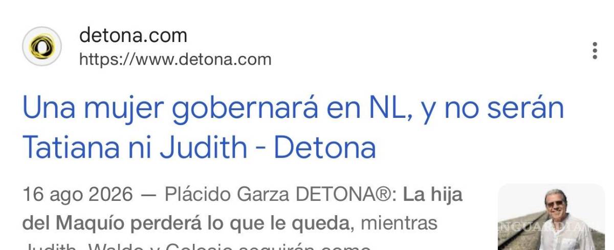$!Vean la fecha en que anticipé el destape de Clara por Morena para NL. Doce días antes del anuncio en CDMX.