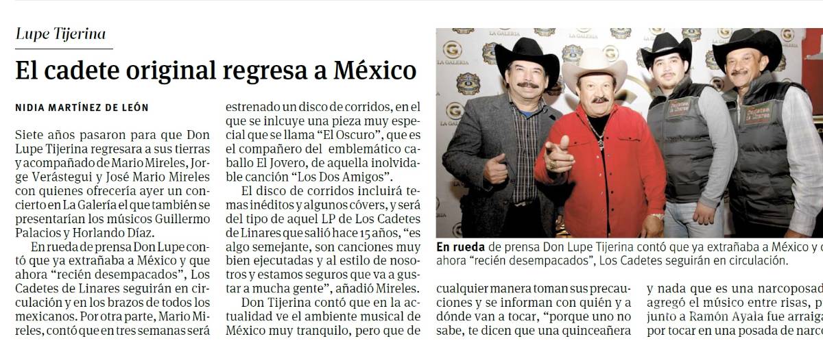 $!Lupe Tijerina se despidió de Saltillo en San Valentín