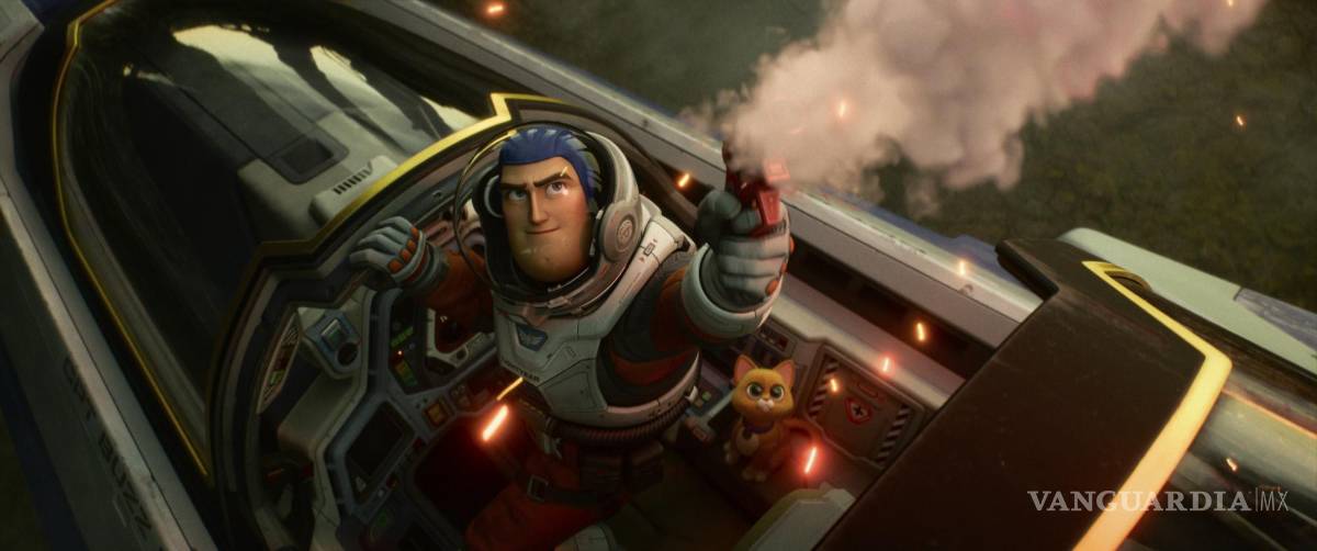 $!El personaje Buzz Lightyear, con la voz de Chris Evans, en una escena de la película animada “Lightyear”, que se estrenará el 17 de junio.