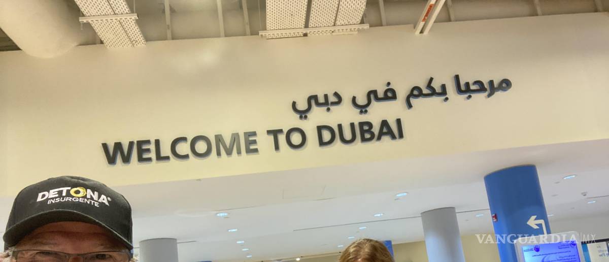 $!Acá en Dubai, esperando a Fernández Noroña, durante su tour turístico por el Medio Oriente.