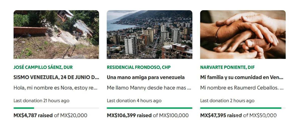 $!GoFundMe habilitó una página especial para concentrar campañas de ayuda emprendidas desde México.