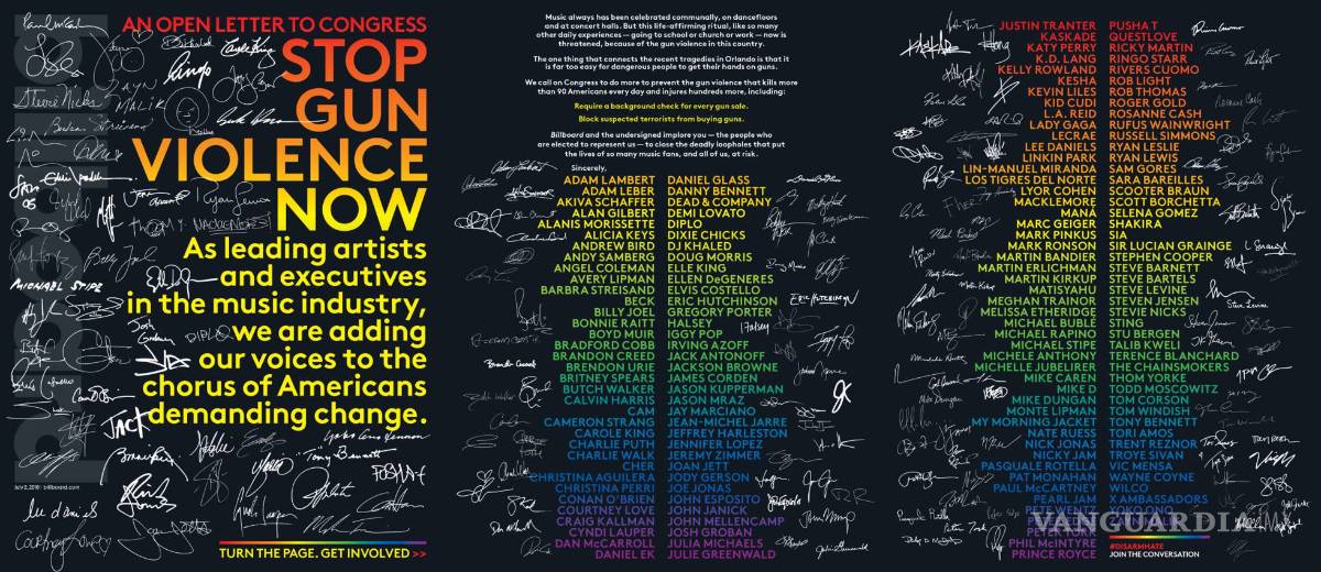 $!Katy Perry, Lady Gaga y Paul McCartney, contra las armas