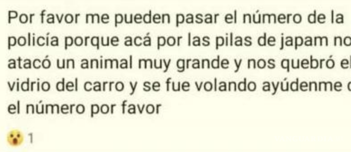 $!CAPTURA TOMADA DE FACEBOOK