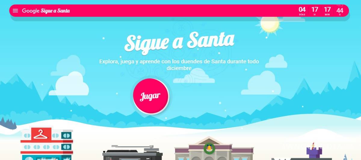 $!¿Dónde está Santa? Google te dice y de paso te ayuda a mantener ocupados a tus hijos