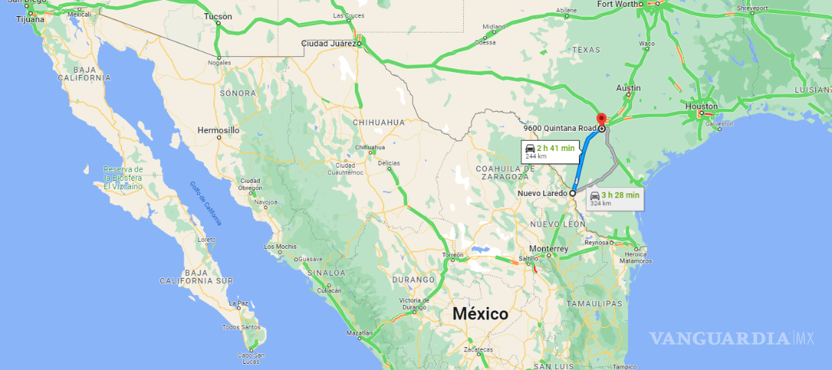 $!Distancia de Nuevo Laredo a San Antonio, TX.