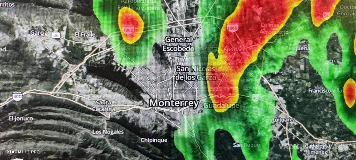 $!Tormenta sobre Monterrey deja inundaciones.