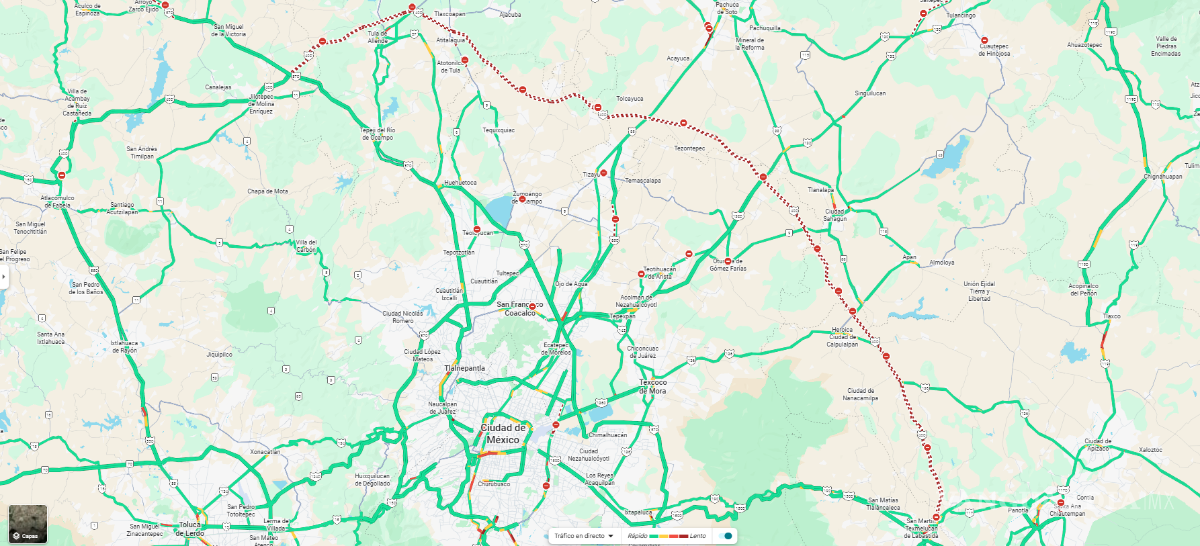 $!Paro Nacional de Transportistas: Así se ven los bloqueos carreteros en México