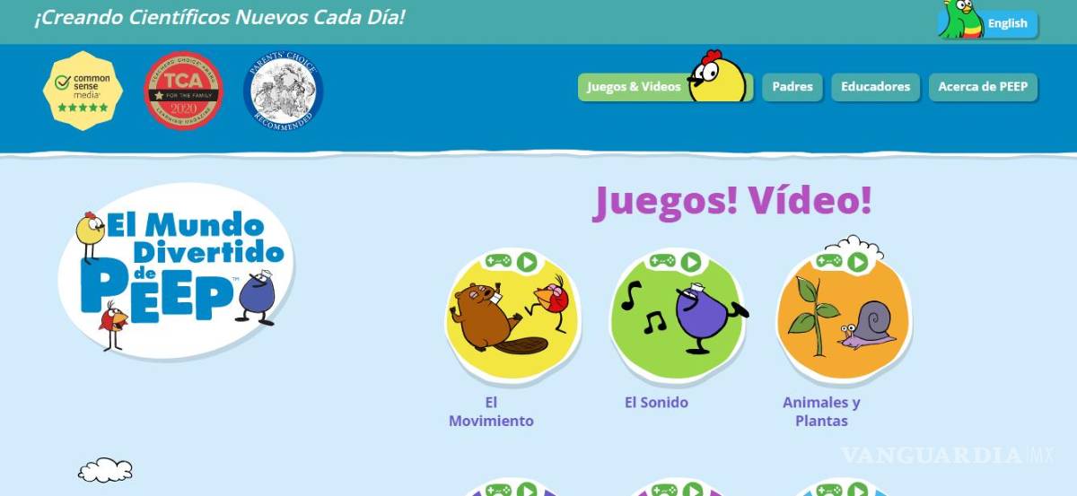 $!Los niños encontrarán lecciones sobre luz y color, el sonido, animales y plantas, geometría y varios videos divertidos.