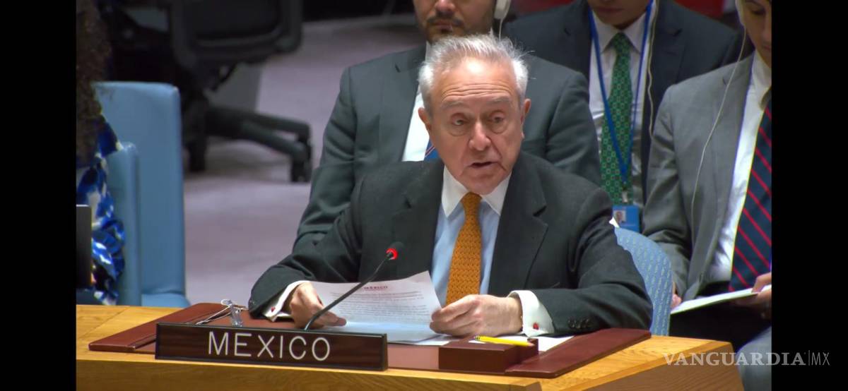$!Héctor Vasconcelos y Cruz, epresentante permanente de México ante la ONU.