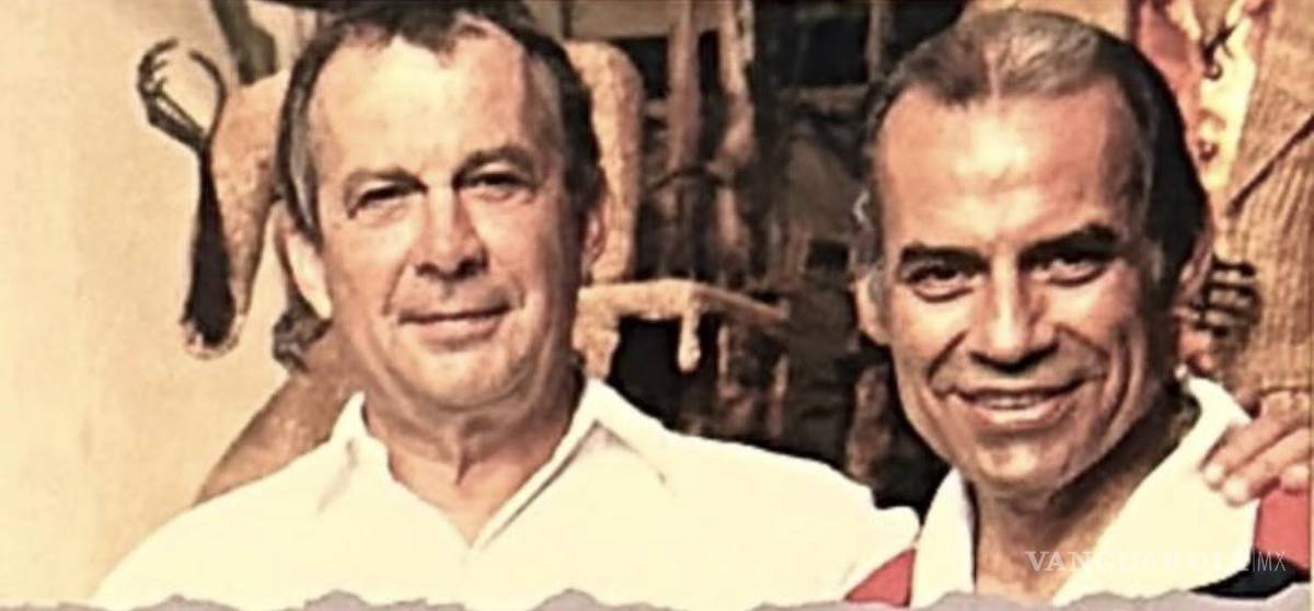 $!Con su amigo Mauricio Fernández Garza. QEPD.