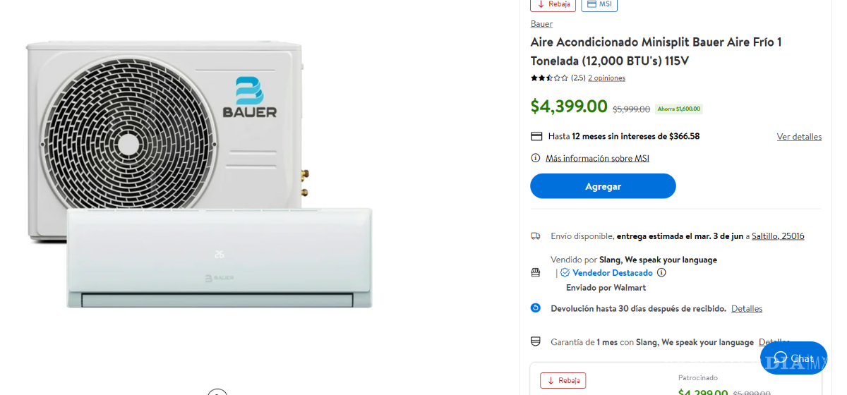 $!Hot Sale: las mejores ofertas en aires acondicionados en Coppel, Walmart y Liverpool; precios y links