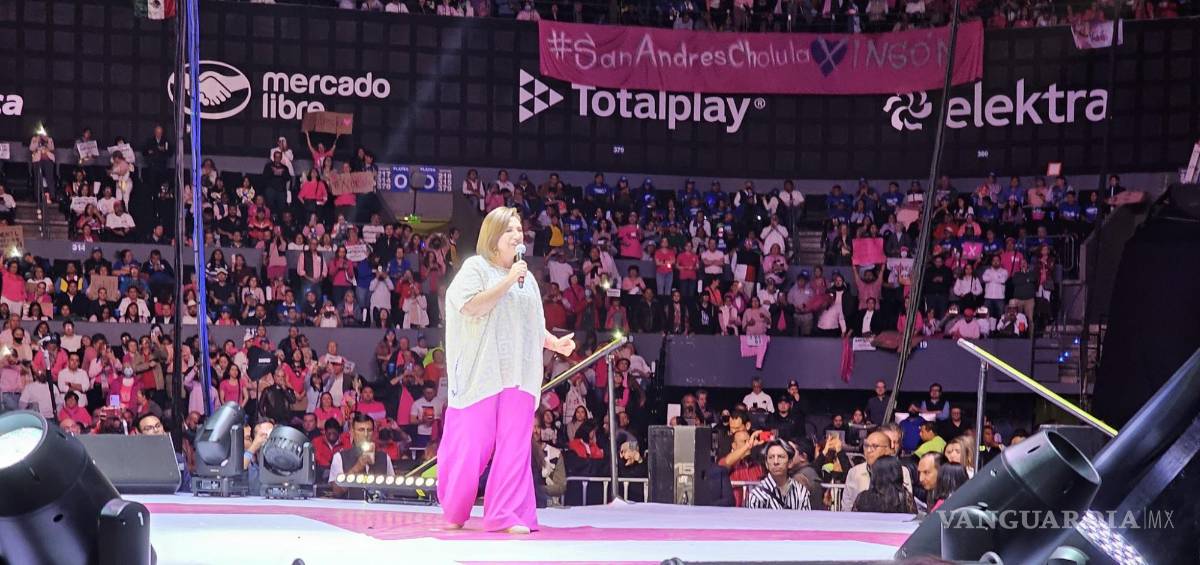 $!Xóchitl Gálvez cierra precampaña; elección de 2024 definirá “los próximos 30 años” para México, afirma