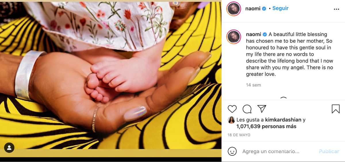 $!A principios de este año, la supermodelo sorprendió a los fanáticos cuando reveló que le dio la bienvenida a su primera hija.